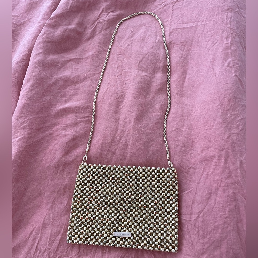 Loeffler Randall Gold Beaded Women's Bag